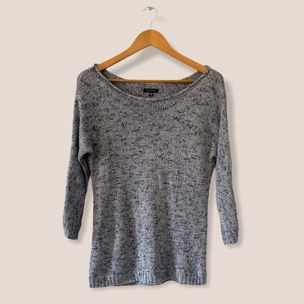 Dynamite Scoop Neck Sweater
